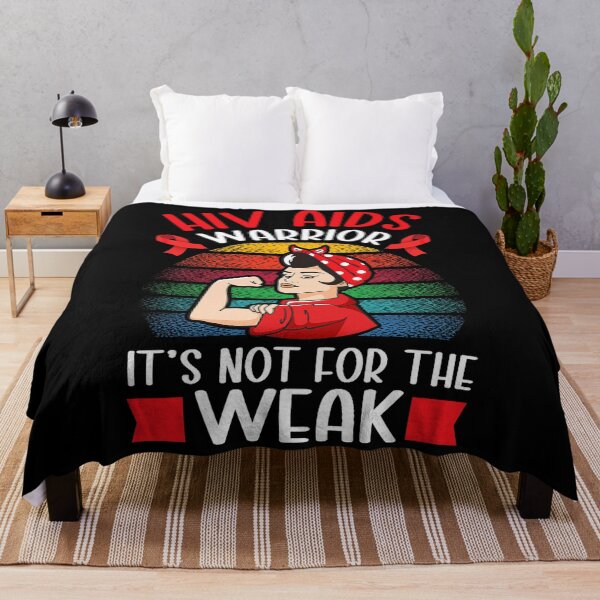 Item preview, HIV AIDS Warrior It's Not For A Weak Strong Woman Awareness (1) designed and sold by EagmianPheolea.