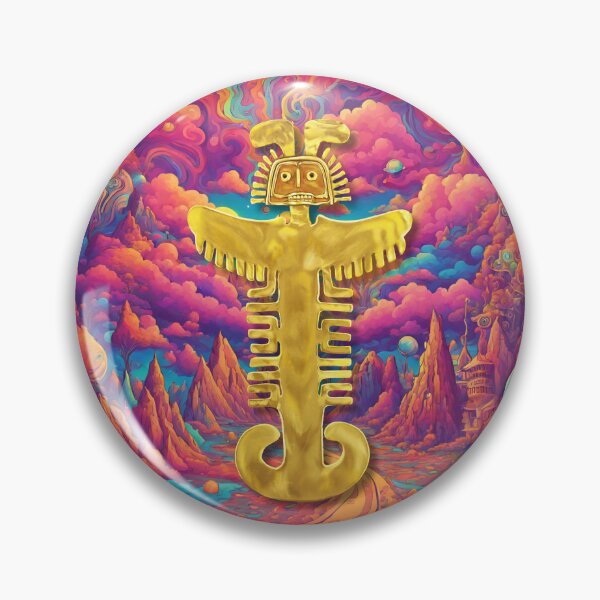 Item preview,  Ancestral Psychedelic Journey - "I have seen the future" - Strange Art designed and sold by Carola-art.