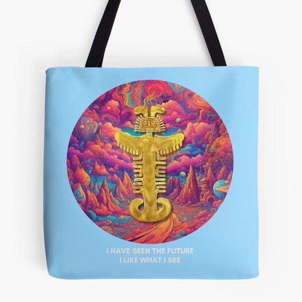 Item preview,  Ancestral Psychedelic Journey - "I have seen the future" - Strange Art designed and sold by Carola-art.