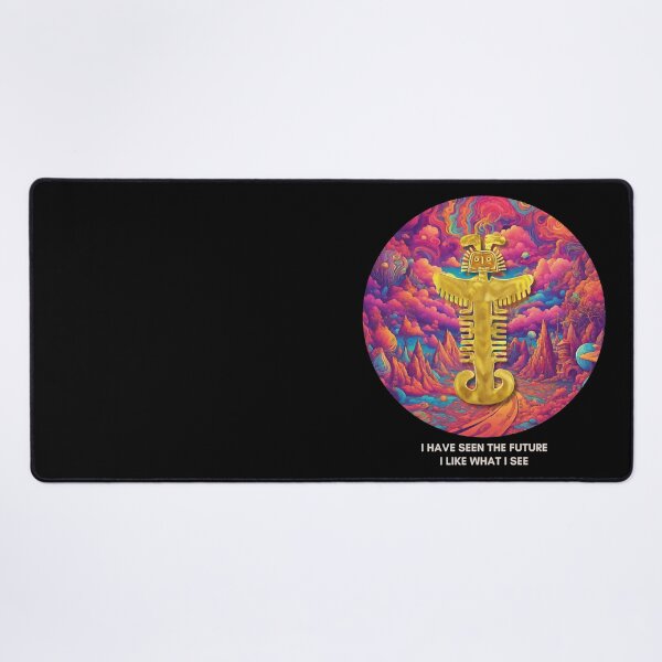 Item preview,  Ancestral Psychedelic Journey - "I have seen the future" - Strange Art designed and sold by Carola-art.