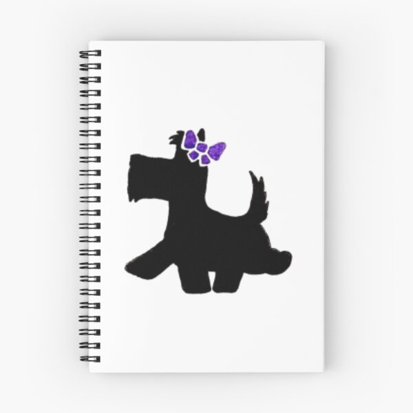 Artikelvorschau, Lila Scotties entworfen und verkauft von ScottieSketches.