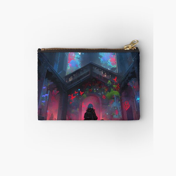 Item preview, Anime fighter girl in Cathedral with candles art designed and sold by TheArtistOf2022.