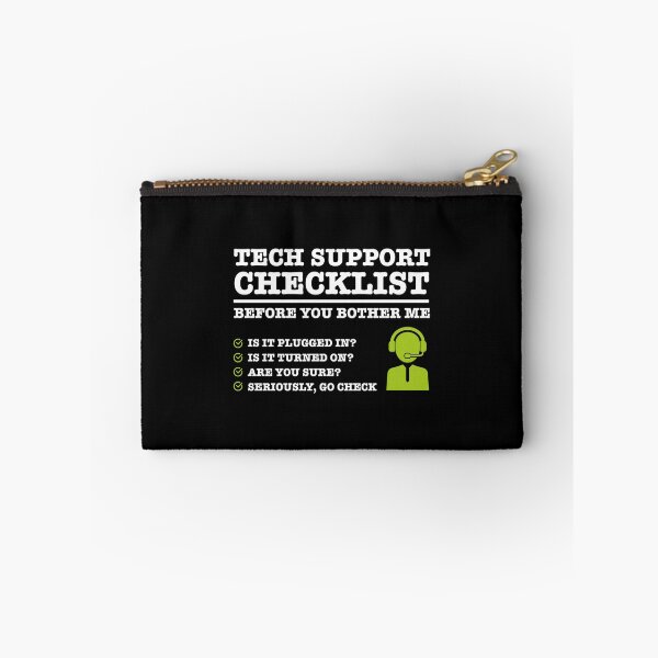 Item preview, Tech Support IT funny Checklist designed and sold by w1ckerman.