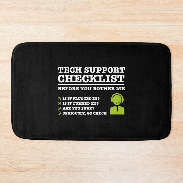 Item preview, Tech Support IT funny Checklist designed and sold by w1ckerman.