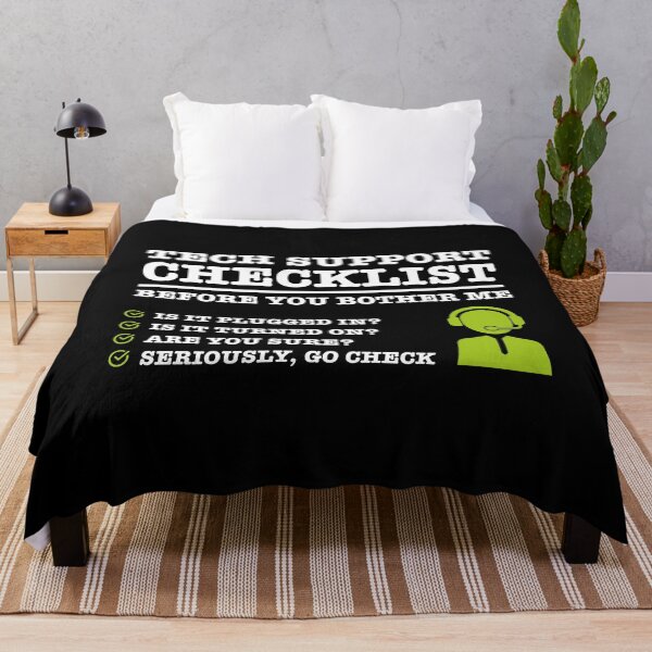 Item preview, Tech Support IT funny Checklist designed and sold by w1ckerman.