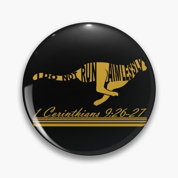 Item preview, Christian workout - 1 Corinthians 9:26-27 I do not run aimlessly | cheetah typography | bible verse | scripture verse | golden creamy color designed and sold by ZechJohnRB.