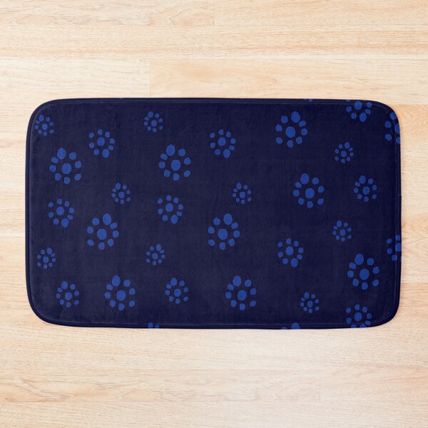 Item preview, Blue Dots of Abstract Flowers designed and sold by Saladeis-draw.