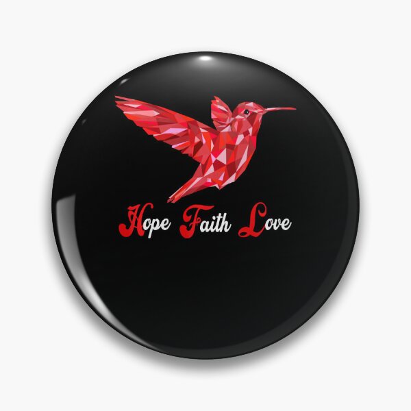 Item preview, Humming-Bird Love Faith Hope World AIDS Day designed and sold by defabiosofxs.
