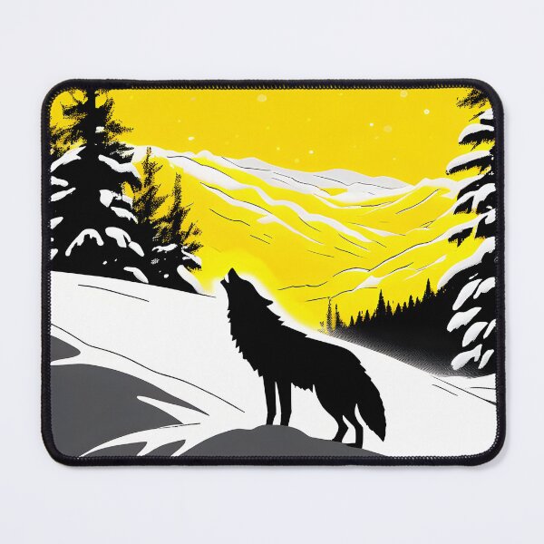 Item preview, Howling Wolf shadow designed and sold by OutdoorArtistry.