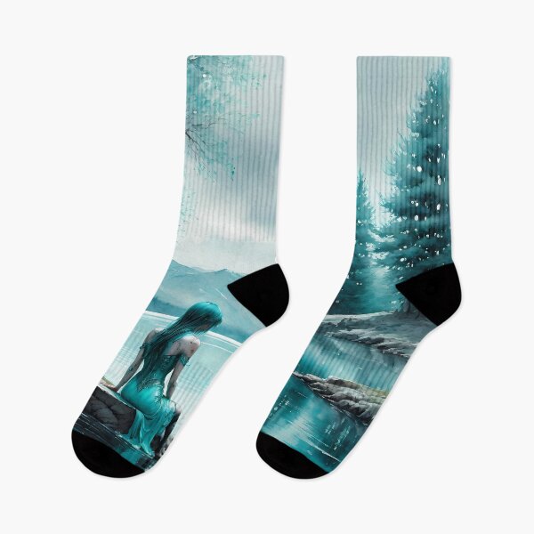 Item preview, Whispers of the Lake: Digital Art that Turns Grief into a Visual Poem designed and sold by Artedig.