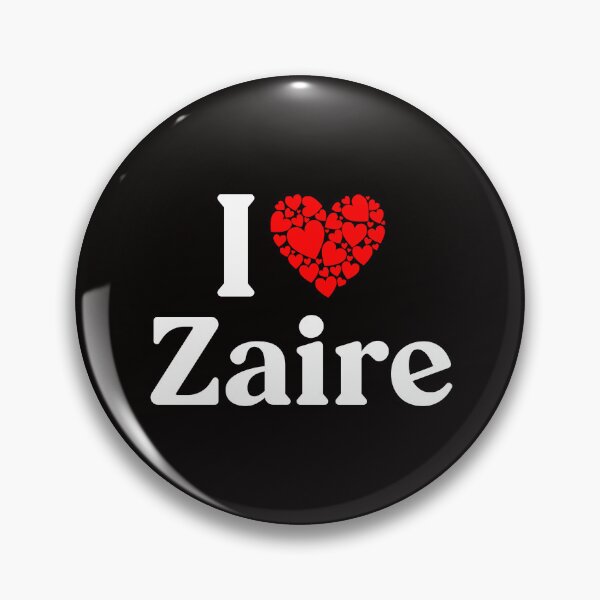 Item preview, Zaire Heart - I Love Zaire designed and sold by MiraclePitts.