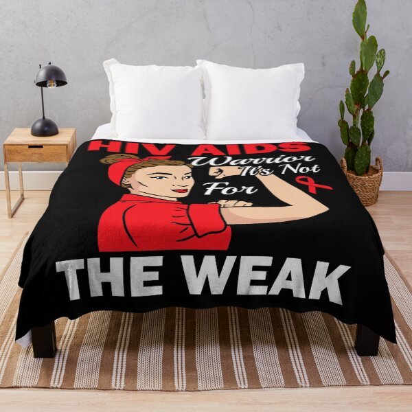 Item preview, HIV AIDS Warrior It's Not For The Weak HIV AIDS Awareness designed and sold by EagmianPheolea.