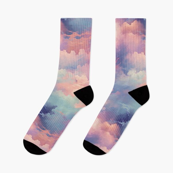 Item preview, Impressionist Whispers: Ethereal Cloudscape in Cotton Candy Hues designed and sold by polonuim210.