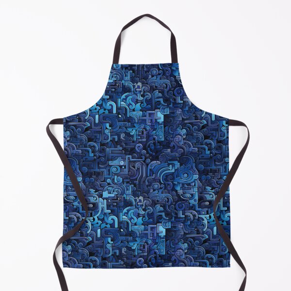 Item preview, Mystic Blue Labyrinth: Escher-Inspired Surreal Puzzle Masterpiece designed and sold by polonuim210.