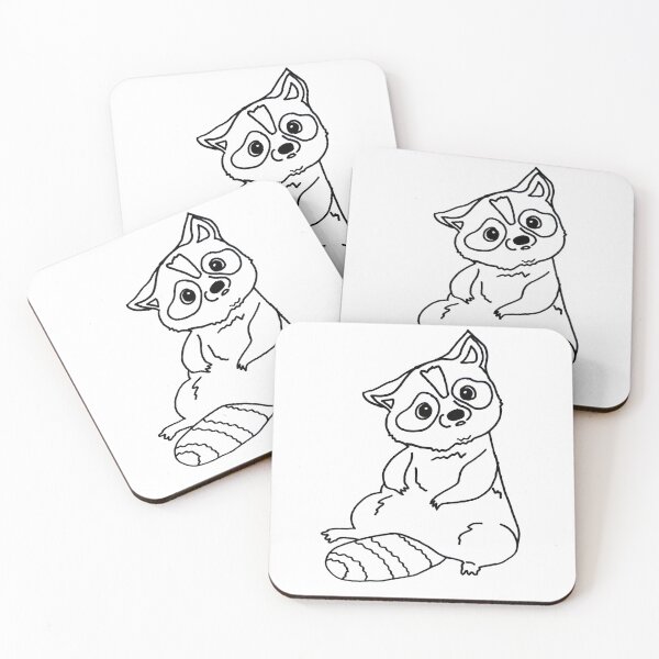 Item preview, Confused Racoon  designed and sold by Lil-Bit-Batty.