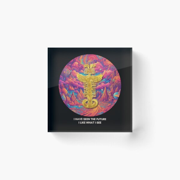 Item preview,  Ancestral Psychedelic Journey - "I have seen the future" - Strange Art designed and sold by Carola-art.
