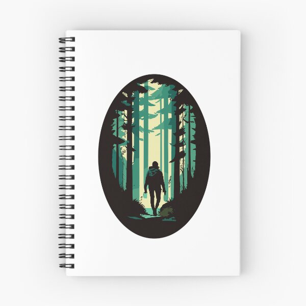 Item preview, A wanderer in a dark forest, a walker, a botanist, a forester, a hunter designed and sold by desinganddecor.