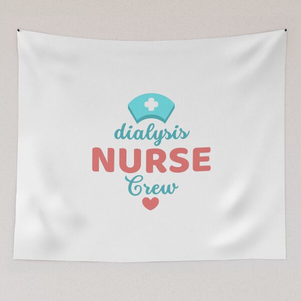 Item preview, Healthcare professional's life - Dialysis Nurse Crew Cute Design designed and sold by TheVirtualSpace.