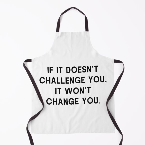 Item preview, If it doesn't challenge you it won't change you quote - gym rat saying fitness yoga work out motivational designed and sold by Jesticker.
