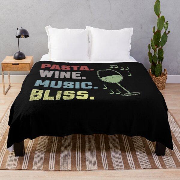 Item preview, Pasta Wine Music Bliss for Pasta Lovers in Retro Style designed and sold by All Year Round.