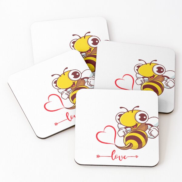 Item preview, Copy of kawaii bee lover sticker  designed and sold by Cosmicworld07.
