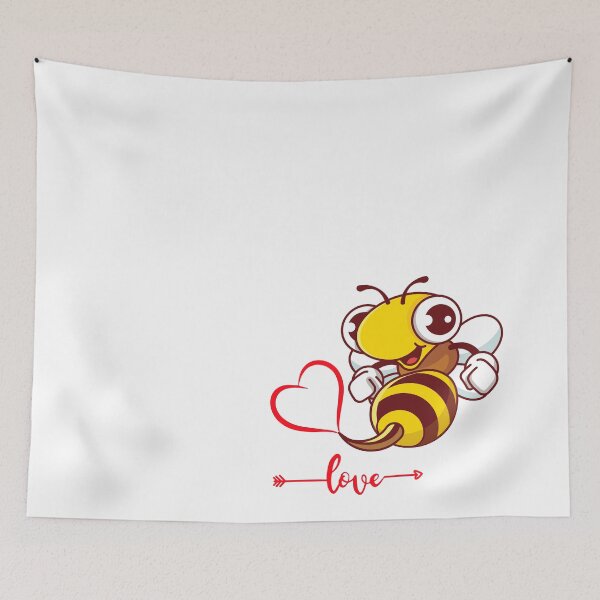 Item preview, Copy of kawaii bee lover sticker  designed and sold by Cosmicworld07.