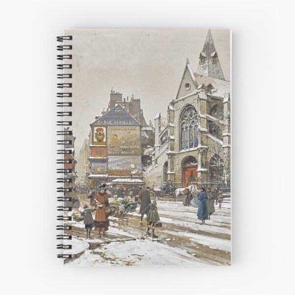 Item preview, Eglise Saint Medard, Paris (20th century) - Eugène Galien Laloue designed and sold by SALON DES ARTS.