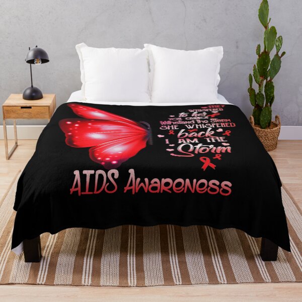 Artikelvorschau, Ich bin der AIDS-Aufklärungs-Schmetterling des Sturms entworfen und verkauft von defabiosofxs.