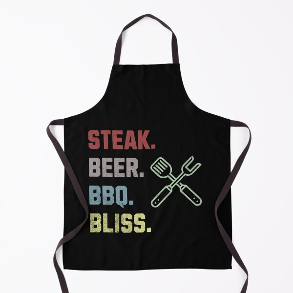 Item preview, Steak Beer BBQ Bliss for BBQ Lovers in Retro Style designed and sold by All Year Round.