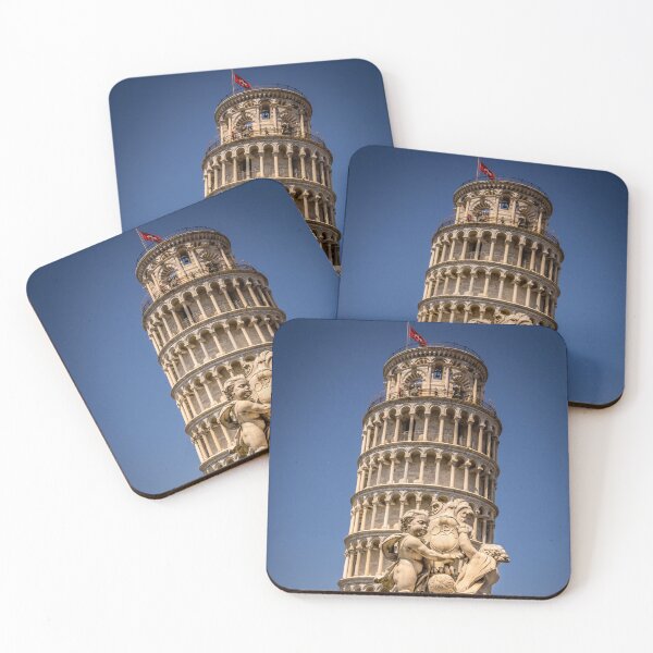 Item preview, The Leaning Tower of Pisa with Putti fountain. designed and sold by bailey-cooper.