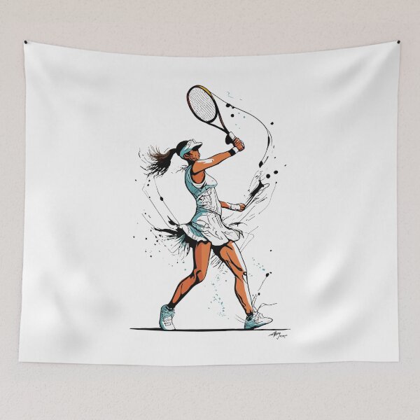 Item preview, jugadora de tenis designed and sold by Sketch-Shack.
