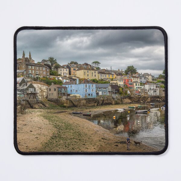Item preview, Polruan Harbour beach view designed and sold by Barrie Tumbridge.