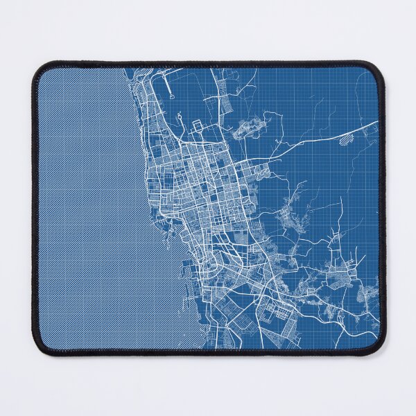 Item preview, Jeddah City Map of Makkah, Saudi Arabia - Blueprint designed and sold by deMAP.