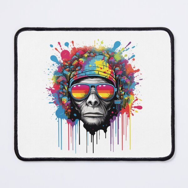 Item preview, Trippy Psychedelic Artistic Ape designed and sold by Chilly3.