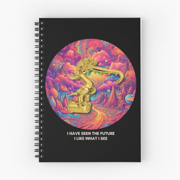 Item preview, Ancestral Psychedelic Journey - "I have seen the future" - Strange Art - Golden Bird designed and sold by Carola-art.