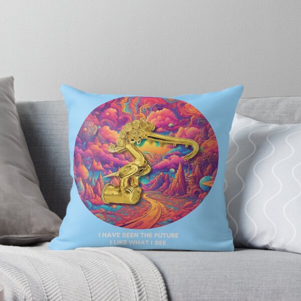 Item preview, Ancestral Psychedelic Journey - "I have seen the future" - Strange Art - Golden Bird designed and sold by Carola-art.