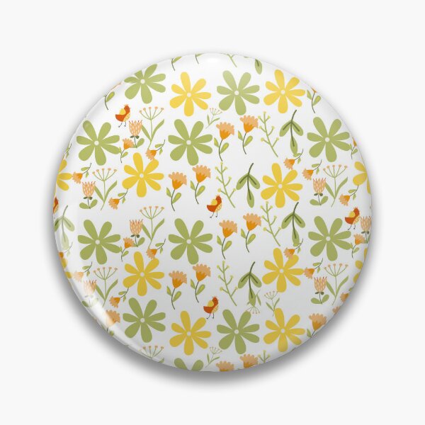 Item preview, Yellow and orange flowers designed and sold by FunPrintCraft.