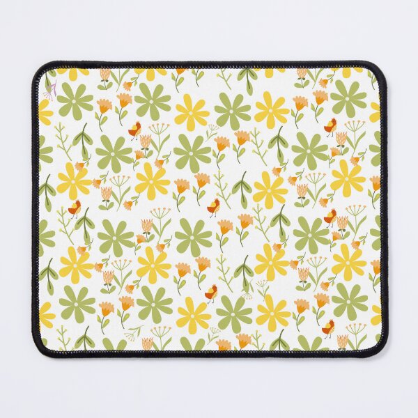 Item preview, Yellow and orange flowers designed and sold by FunPrintCraft.