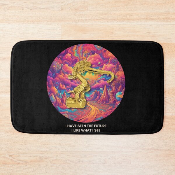 Item preview, Ancestral Psychedelic Journey - "I have seen the future" - Strange Art - Golden Bird designed and sold by Carola-art.