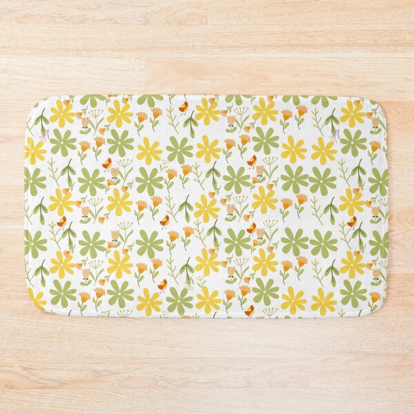 Item preview, Yellow and orange flowers designed and sold by FunPrintCraft.