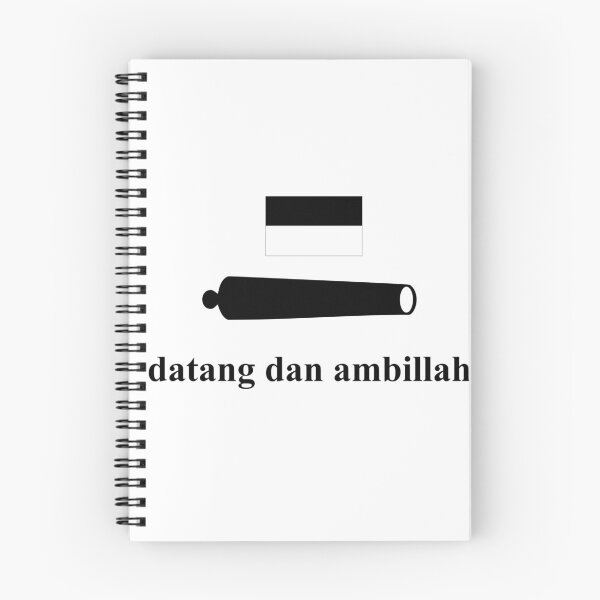 Item preview, Indonesian B&W National CATI Flag (bendera nasional indonesia 'datang dan ambil') designed and sold by JonathanR1994.