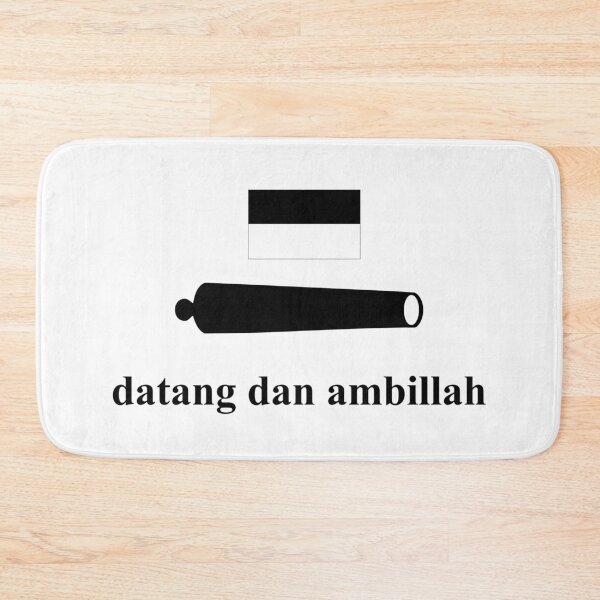 Item preview, Indonesian B&W National CATI Flag (bendera nasional indonesia 'datang dan ambil') designed and sold by JonathanR1994.