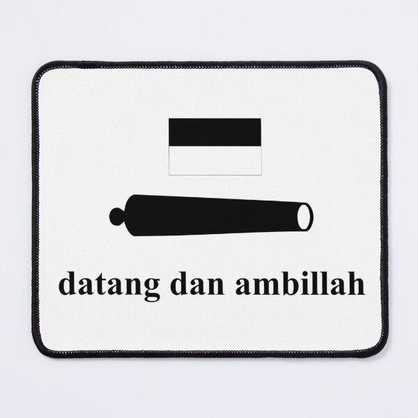 Item preview, Indonesian B&W National CATI Flag (bendera nasional indonesia 'datang dan ambil') designed and sold by JonathanR1994.