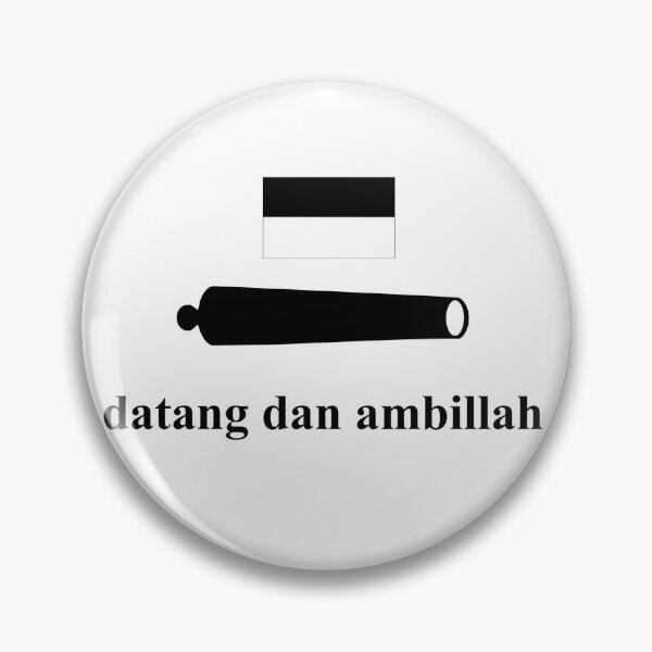 Item preview, Indonesian B&W National CATI Flag (bendera nasional indonesia 'datang dan ambil') designed and sold by JonathanR1994.