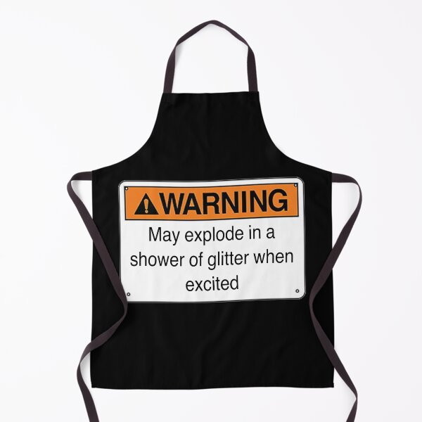 Item preview, Glitter warning designed and sold by kenpachipip.
