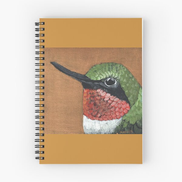 Item preview, Ruby Throated Hummingbird designed and sold by Aubern-Art.