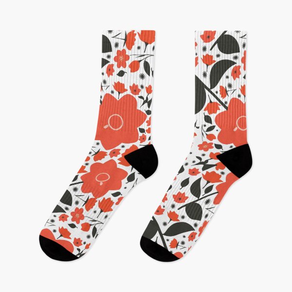 Item preview, Cute Red Flower Pattern  designed and sold by chathai.