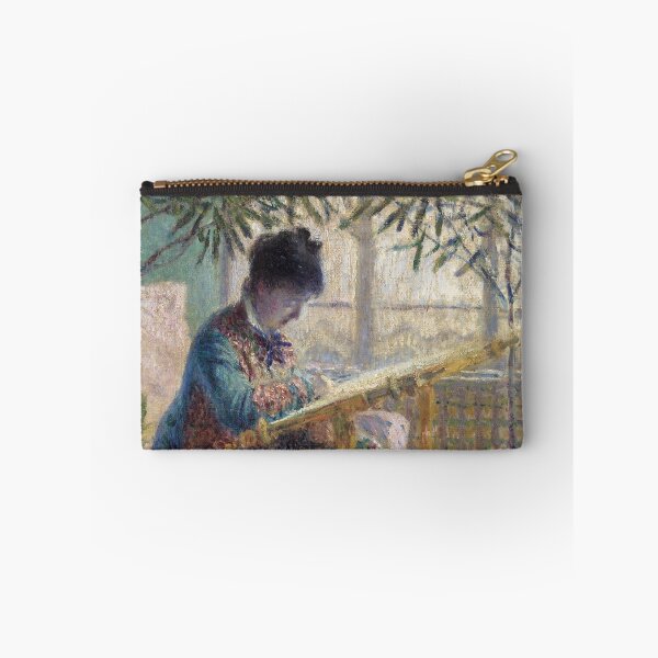 Item preview, Madame Monet Embroidering (1875) | Monet designed and sold by Oliveirallan.