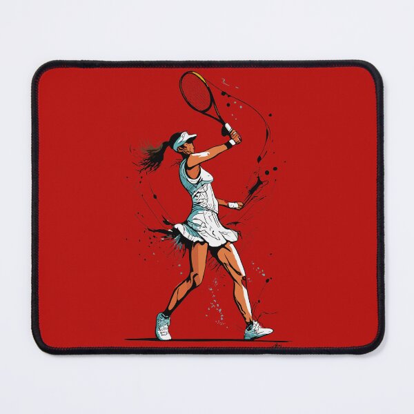 Item preview, Female Tennis Player designed and sold by Sketch-Shack.