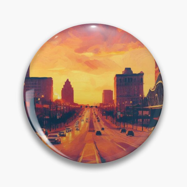 Item preview, Memphis at Sunset designed and sold by badguyduh.
